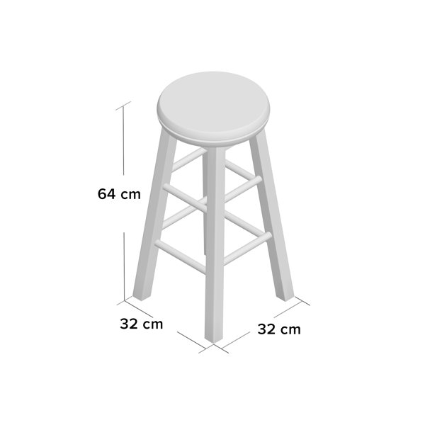 Natur Pur Breakfast 64cm Swivel Bar Stool & Reviews Wayfair.co.uk